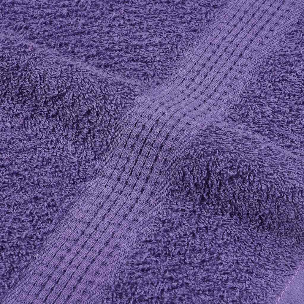 vidaXL Prosoape de baie, FROGN, 2 buc., violet, 100x150 cm, 360 g/m²