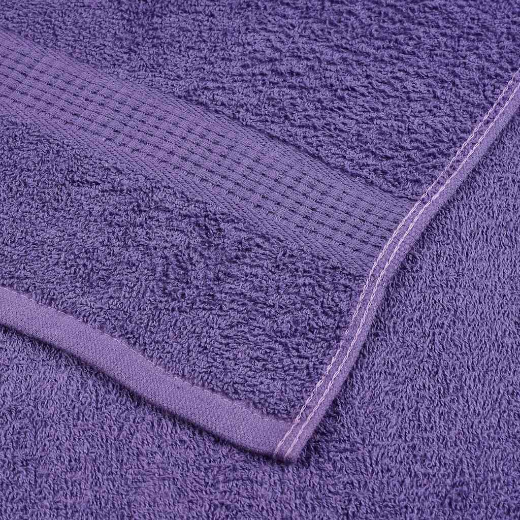 vidaXL Prosoape de baie, FROGN, 4 buc., violet, 100x150 cm, 360 g/m²