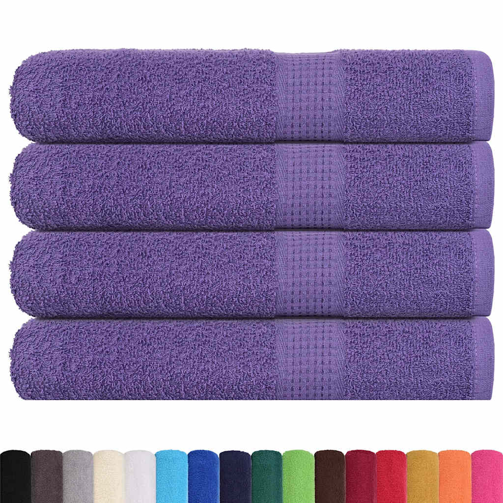 vidaXL Prosoape pentru saună 4 buc Violet 360 g/m² 100% bumbac vidaXL Prosoape pentru saună 4 buc Violet 360 g/m² 100% bumbac