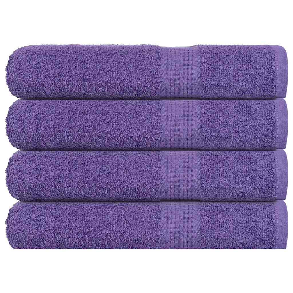 vidaXL Prosoape pentru saună 4 buc Violet 360 g/m² 100% bumbac vidaXL Prosoape pentru saună 4 buc Violet 360 g/m² 100% bumbac