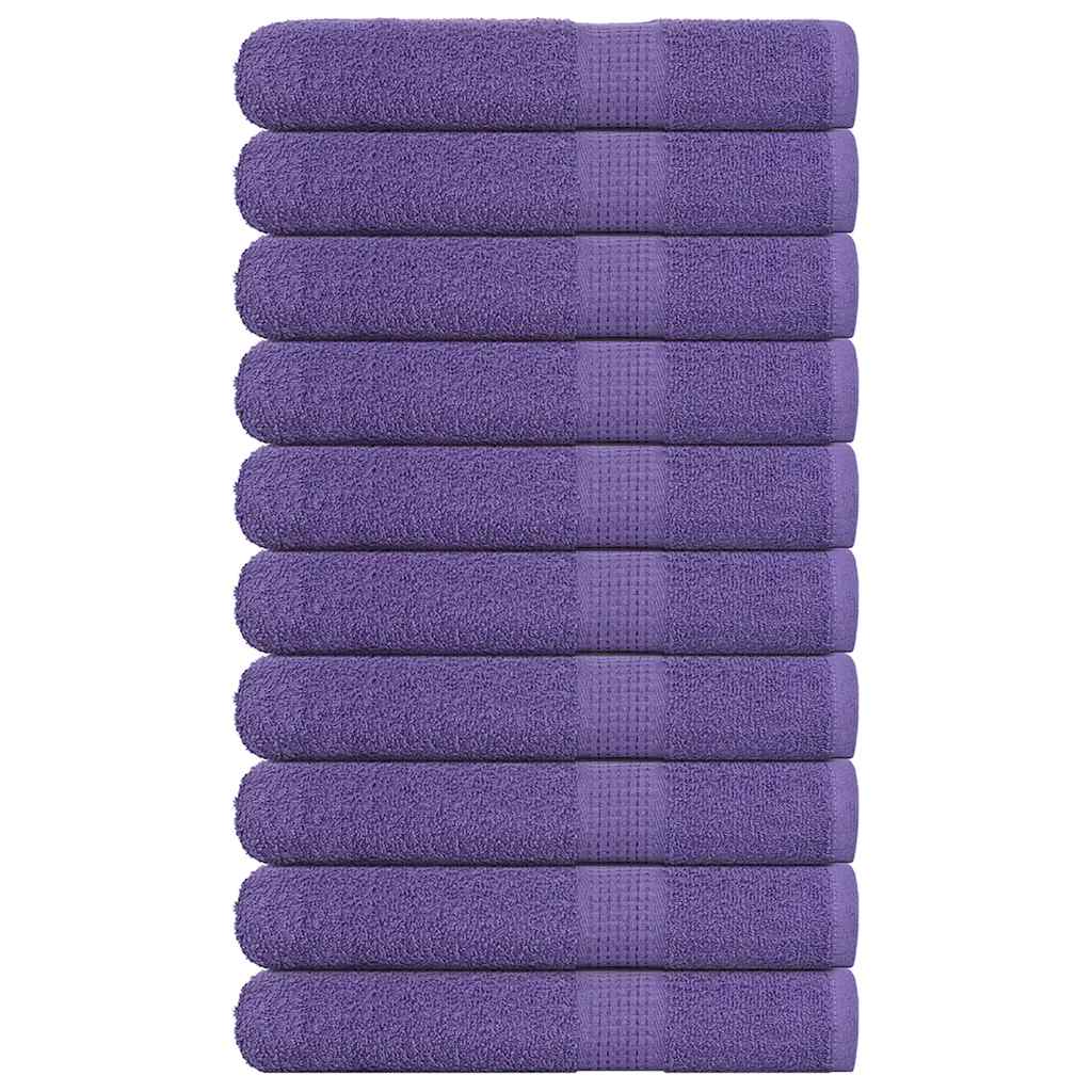 vidaXL Prosoape pentru saună 10 buc Violet 360 g/m² 100% bumbac vidaXL Prosoape pentru saună 10 buc Violet 360 g/m² 100% bumbac