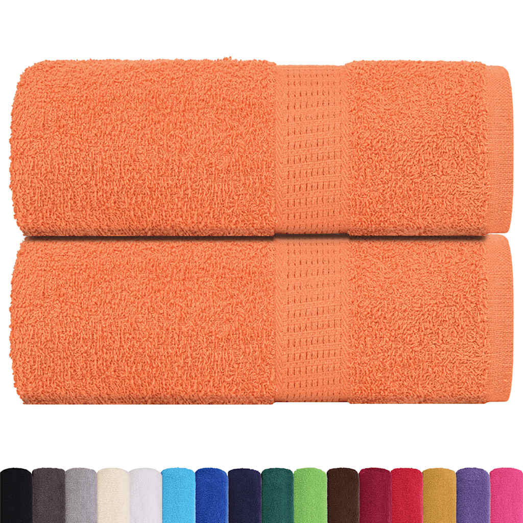 vidaXL Prosoape de baie 2 buc. FROGN portocalii 30x30 cm 100% bumbac vidaXL Prosoape de baie 2 buc. FROGN portocalii 30x30 cm 100% bumbac