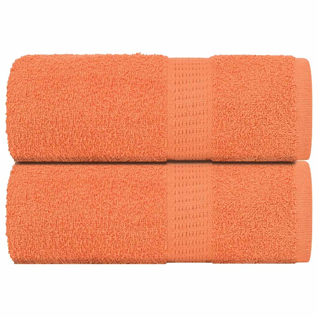 vidaXL Prosoape de baie 2 buc. FROGN portocalii 30x30 cm 100% bumbac vidaXL Prosoape de baie 2 buc. FROGN portocalii 30x30 cm 100% bumbac