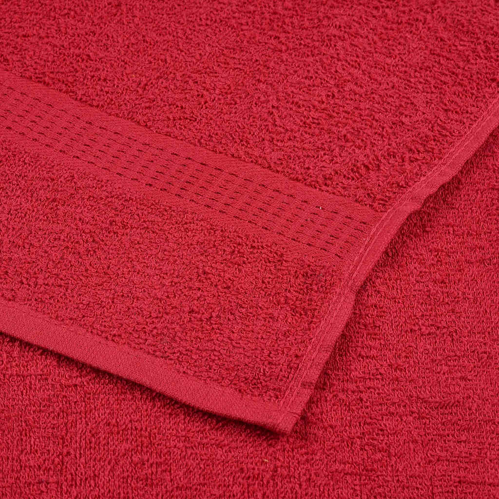 vidaXL Prosoape de baie 2 buc. FROGN Roșu 30x30 cm 100% bumbac vidaXL Prosoape de baie 2 buc. FROGN Roșu 30x30 cm 100% bumbac