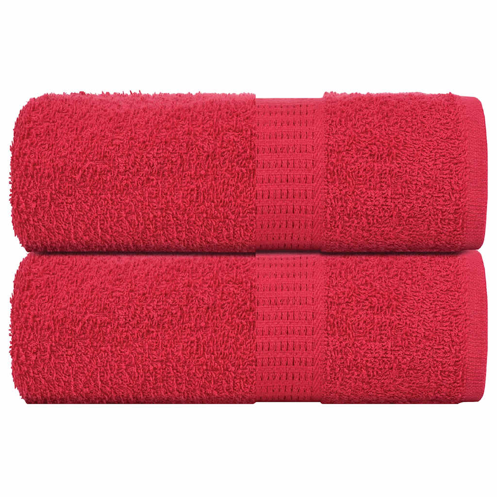 vidaXL Prosoape de baie 2 buc. FROGN Roșu 30x30 cm 100% bumbac vidaXL Prosoape de baie 2 buc. FROGN Roșu 30x30 cm 100% bumbac