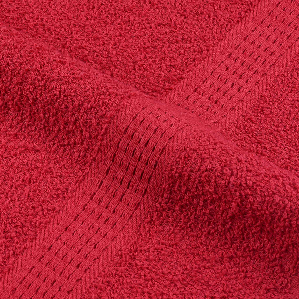 vidaXL Prosoape de baie 10 buc Roșu 100x150 cm 360 g/m² 100% bumbac vidaXL Prosoape de baie 10 buc Roșu 100x150 cm 360 g/m² 100% bumbac