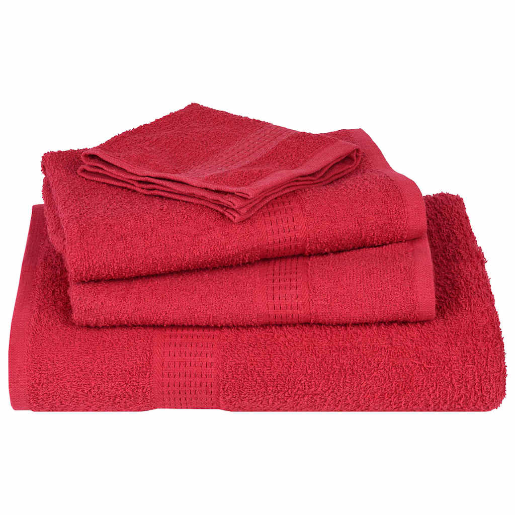 vidaXL Prosoape pentru saună 2 buc Roșu 80x200 cm 360 g/m² 100% bumbac vidaXL Prosoape pentru saună 2 buc Roșu 80x200 cm 360 g/m² 100% bumbac