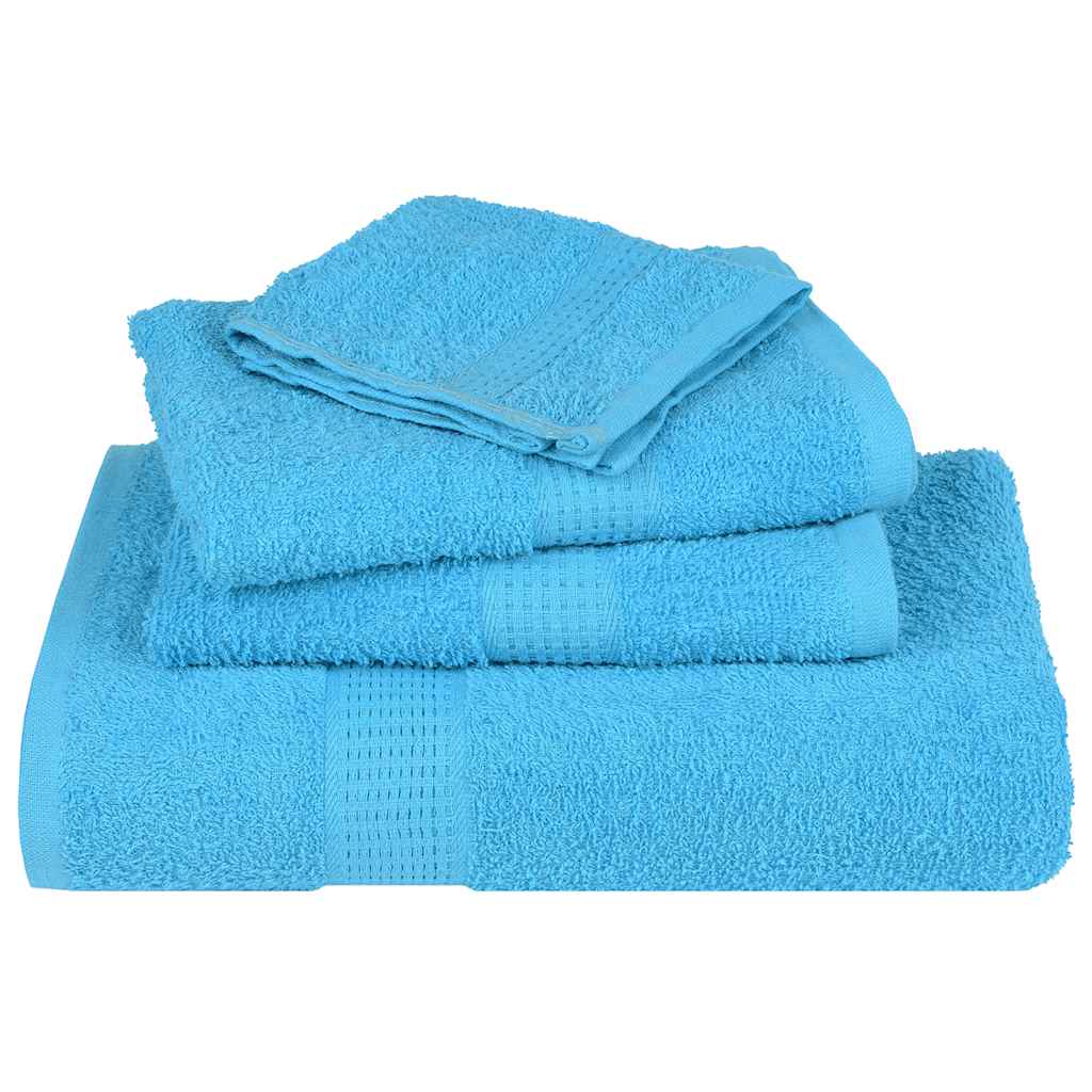 vidaXL Prosoape de baie 2 buc. FROGN turcoaz 30x30 cm 100% bumbac vidaXL Prosoape de baie 2 buc. FROGN turcoaz 30x30 cm 100% bumbac