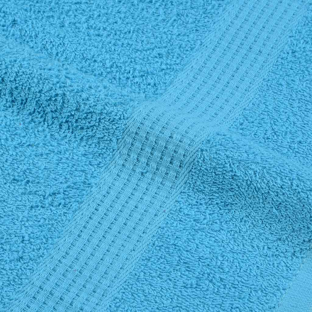 vidaXL Prosoape de baie 4 buc. FROGN turcoaz 30x30 cm 100% bumbac vidaXL Prosoape de baie 4 buc. FROGN turcoaz 30x30 cm 100% bumbac
