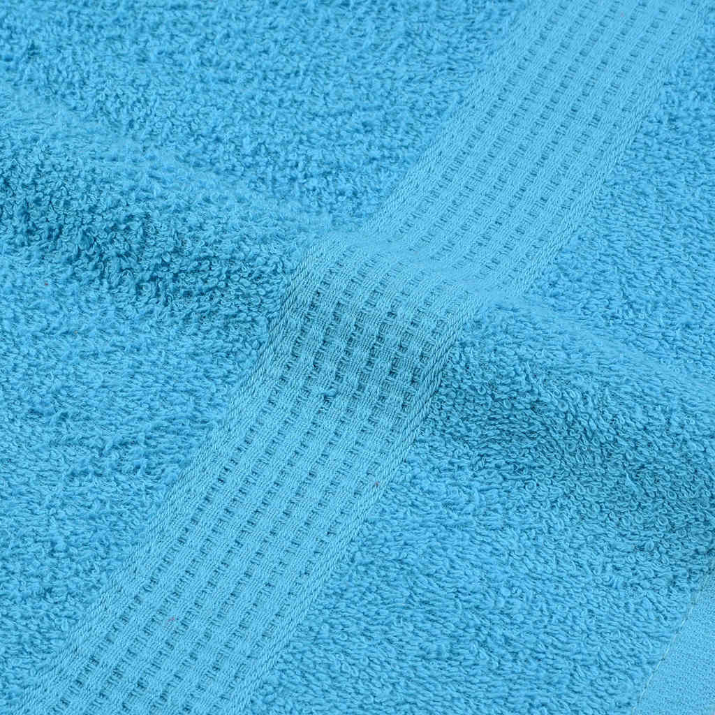 vidaXL Prosoape de baie 10 buc. FROGN turcoaz 30x30 cm 100% bumbac vidaXL Prosoape de baie 10 buc. FROGN turcoaz 30x30 cm 100% bumbac