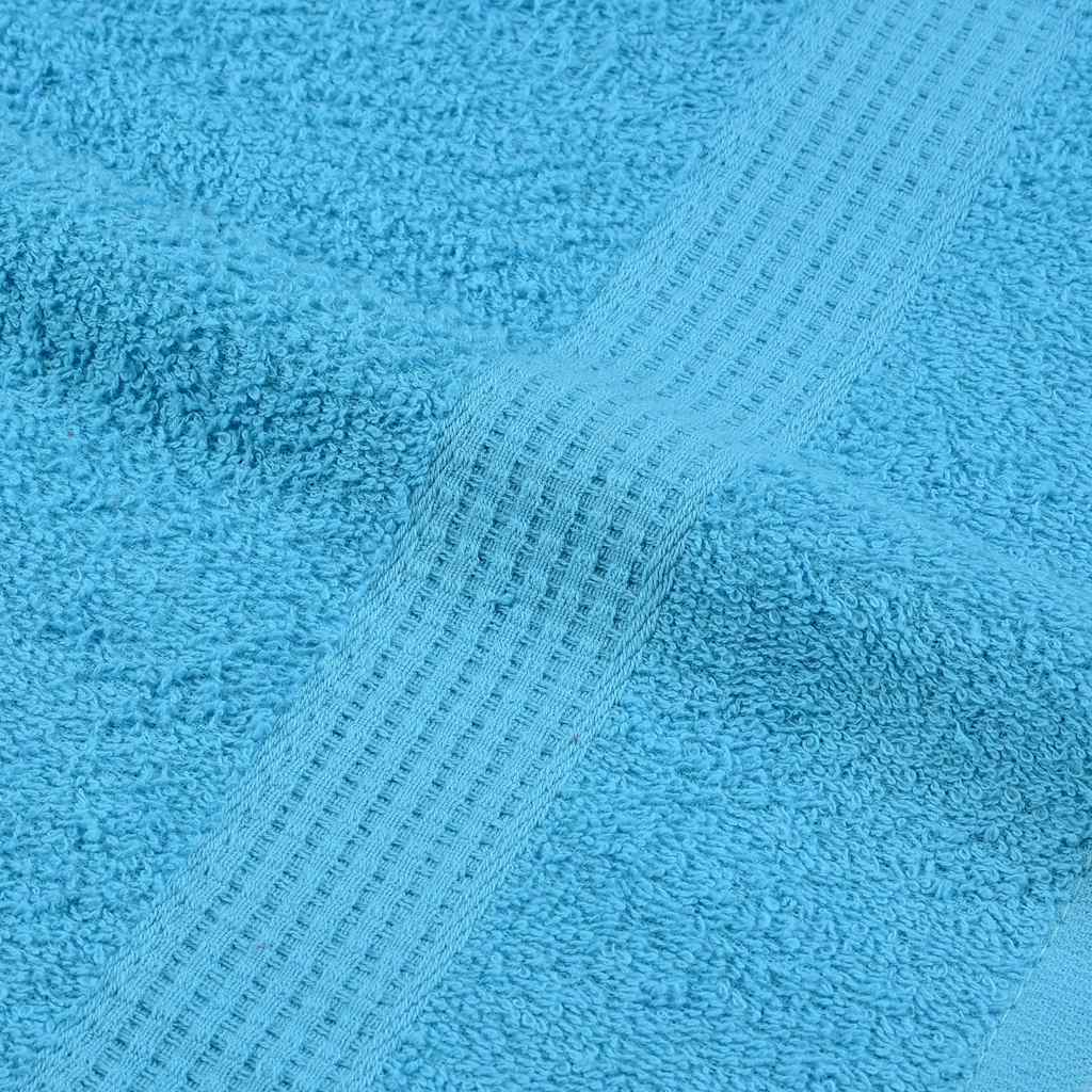vidaXL Prosoape pentru oaspeți 4 buc turcoaz 360 g/m² 100% bumbac vidaXL Prosoape pentru oaspeți 4 buc turcoaz 360 g/m² 100% bumbac