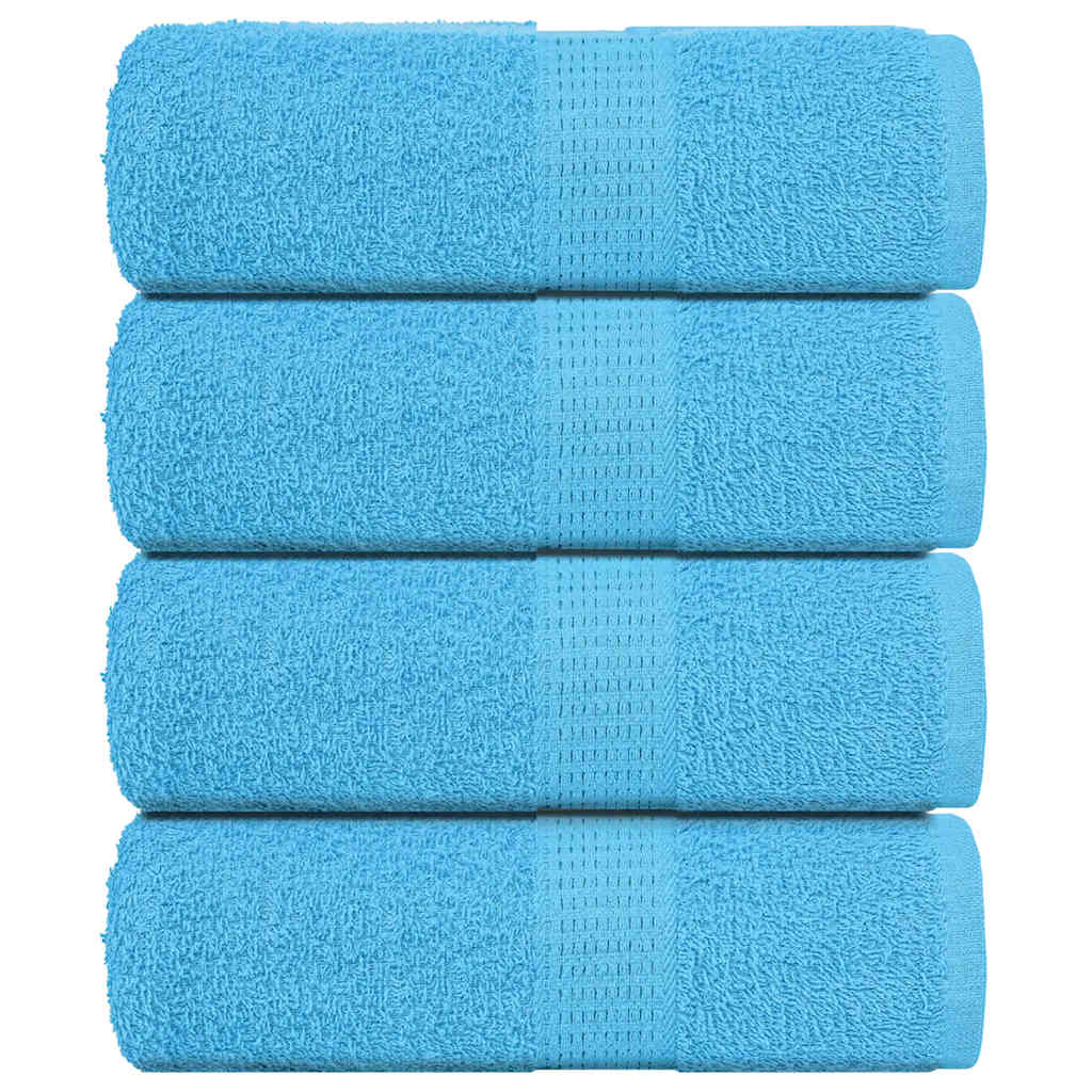 vidaXL Prosoape pentru oaspeți 4 buc turcoaz 360 g/m² 100% bumbac vidaXL Prosoape pentru oaspeți 4 buc turcoaz 360 g/m² 100% bumbac