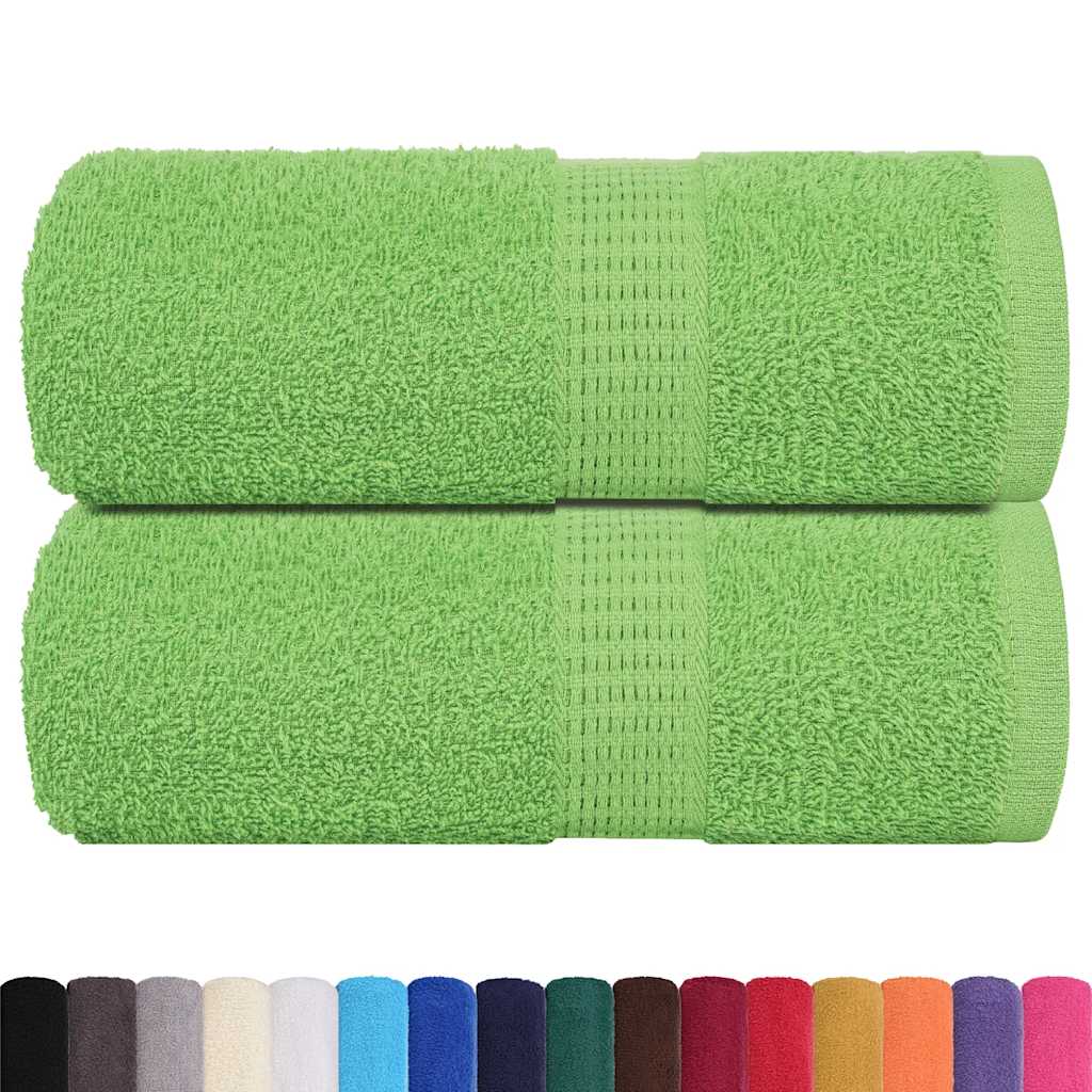 vidaXL Prosoape de baie, 2 buc. FROGN, verde măr, 30x30 cm, 100% bumbac vidaXL Prosoape de baie, 2 buc. FROGN, verde măr, 30x30 cm, 100% bumbac