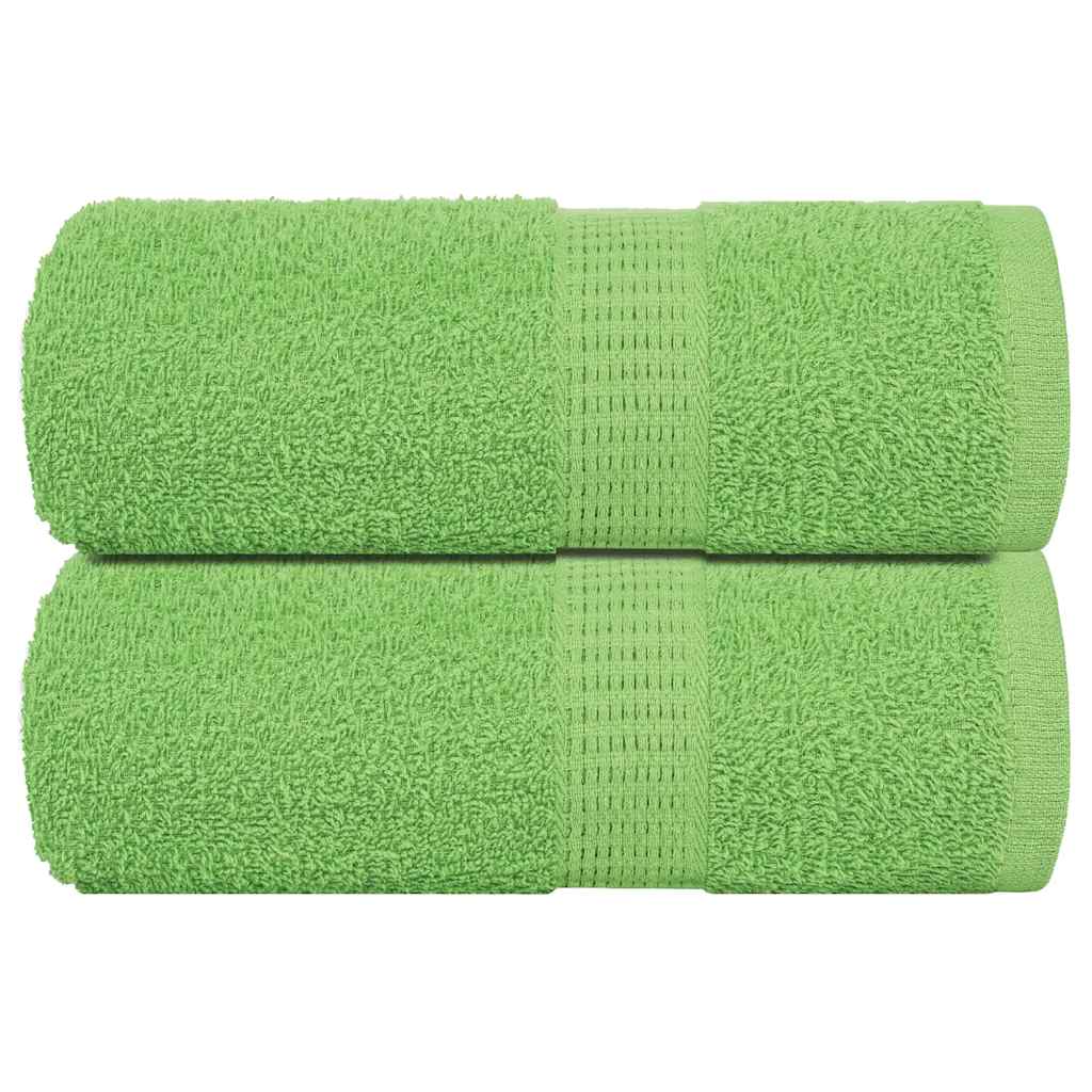 vidaXL Prosoape de baie, 2 buc. FROGN, verde măr, 30x30 cm, 100% bumbac vidaXL Prosoape de baie, 2 buc. FROGN, verde măr, 30x30 cm, 100% bumbac