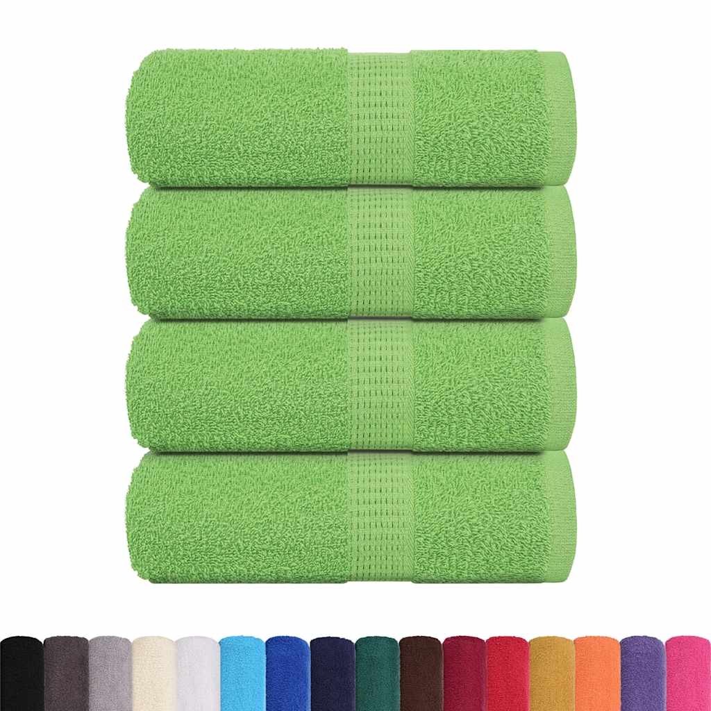 vidaXL Prosoape de baie 4 buc. FROGN Verde măr 30x30 cm 100% bumbac vidaXL Prosoape de baie 4 buc. FROGN Verde măr 30x30 cm 100% bumbac
