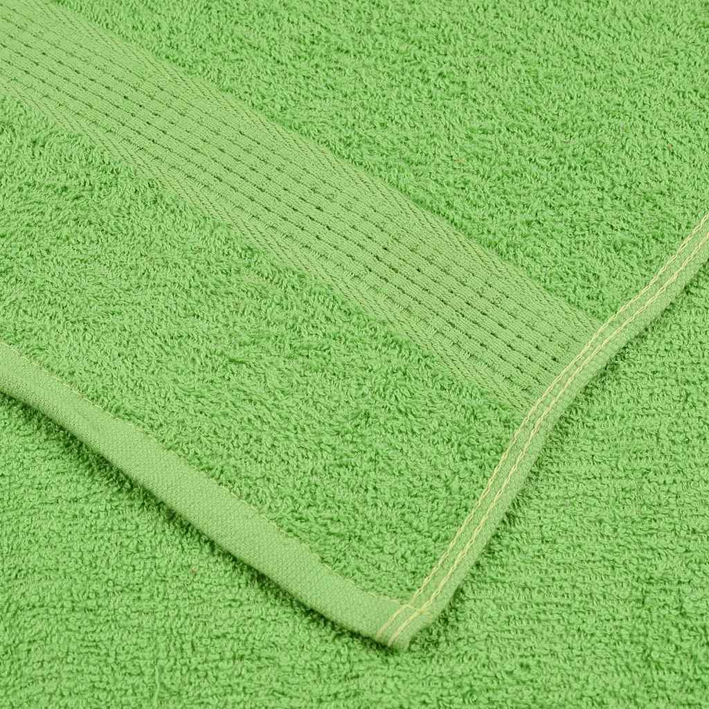 vidaXL Prosoape 2 buc Verde mere 100x200 cm 360 g/m² 100% bumbac vidaXL Prosoape 2 buc Verde mere 100x200 cm 360 g/m² 100% bumbac