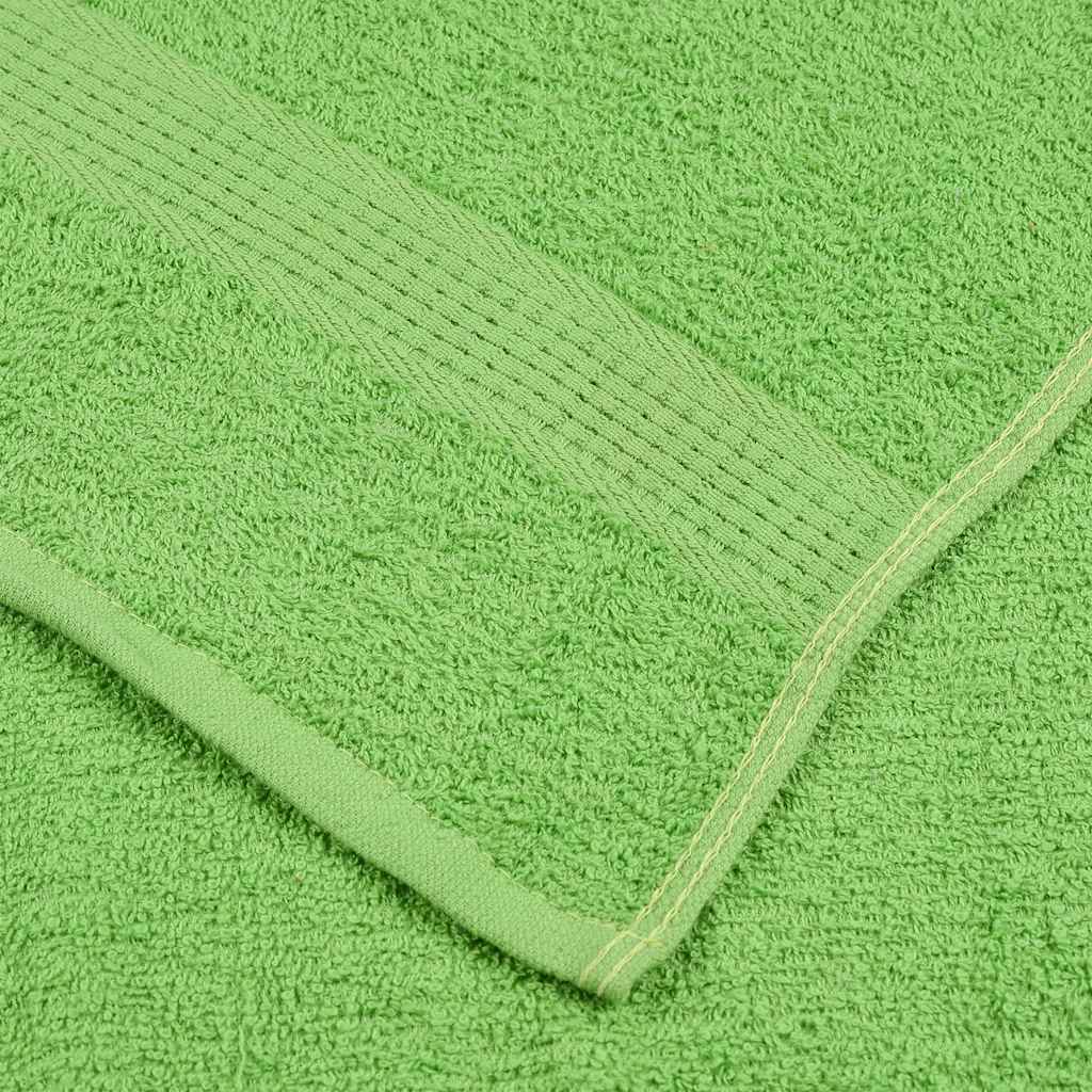 vidaXL Prosoape 4 buc Verde mere 100x200 cm 360 g/m² 100% bumbac vidaXL Prosoape 4 buc Verde mere 100x200 cm 360 g/m² 100% bumbac