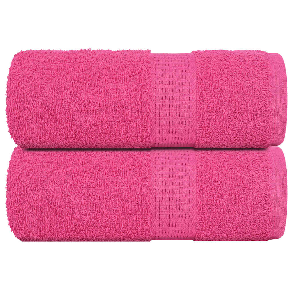 vidaXL Prosoape de baie, 2 buc. FROGN, roz, 30x30 cm, 100% bumbac vidaXL Prosoape de baie, 2 buc. FROGN, roz, 30x30 cm, 100% bumbac