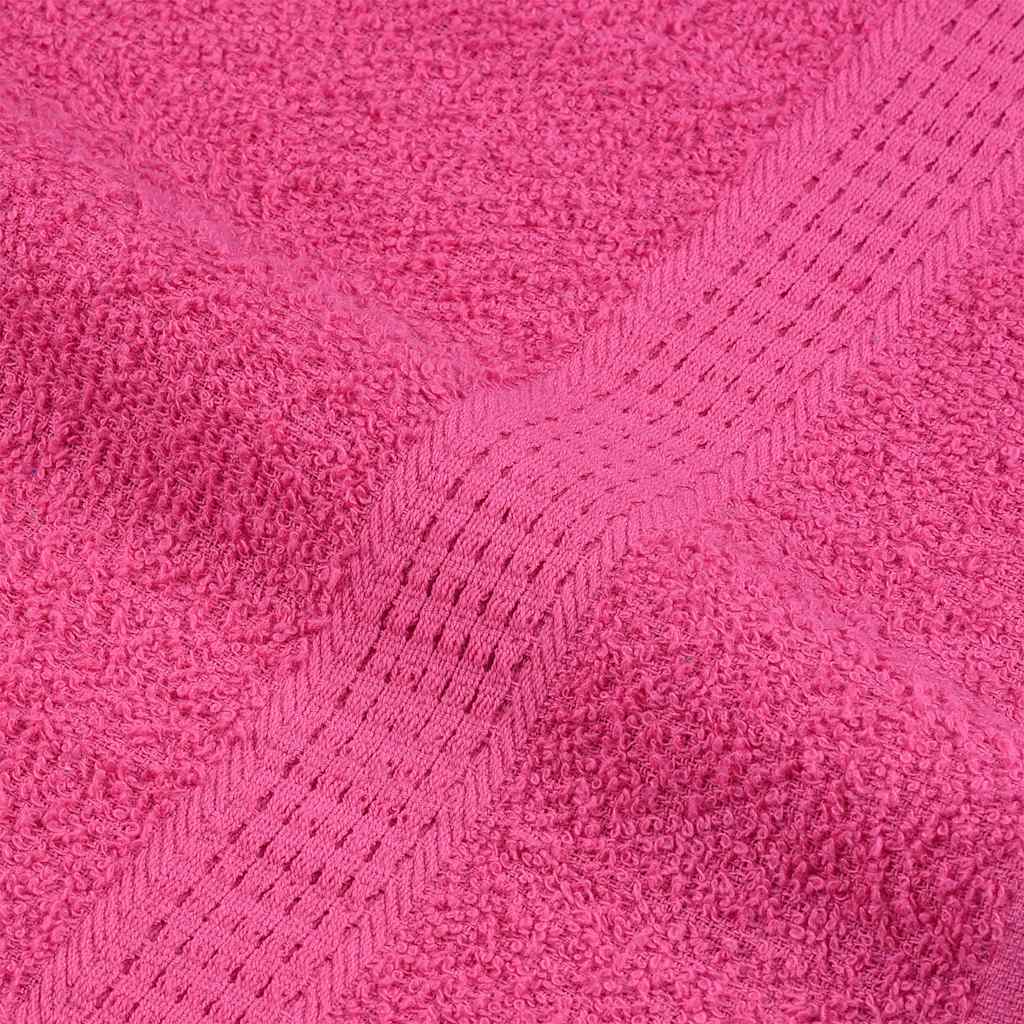 vidaXL Prosoape de baie 10 buc roz 100x150 cm 360 g/m² 100% bumbac vidaXL Prosoape de baie 10 buc roz 100x150 cm 360 g/m² 100% bumbac