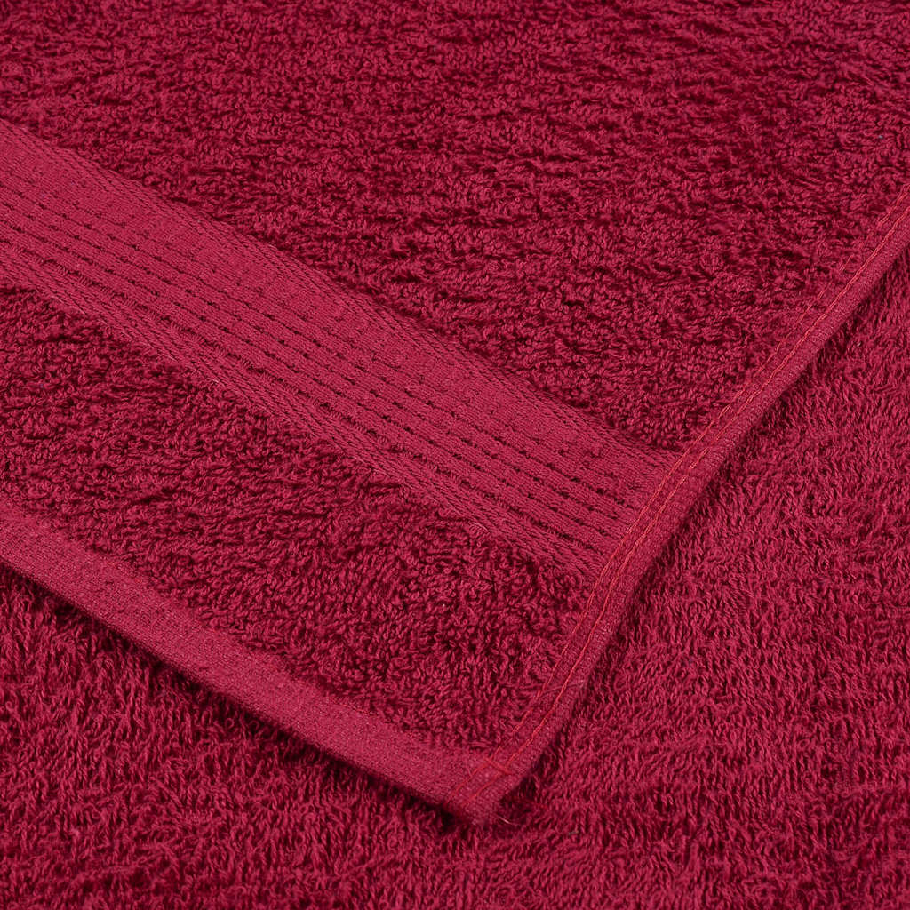 vidaXL Set prosoape 8 piese Bordeaux 360 g/m² 100% bumbac vidaXL Set prosoape 8 piese Bordeaux 360 g/m² 100% bumbac