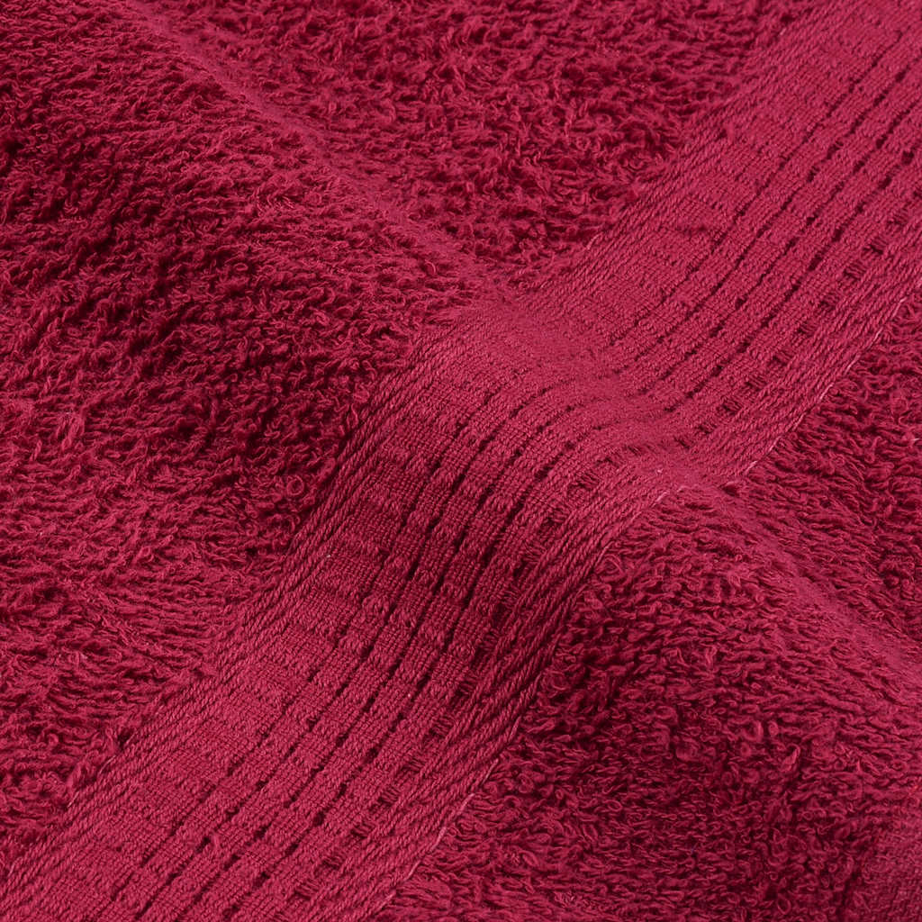 vidaXL Set prosoape 8 piese Bordeaux 360 g/m² 100% bumbac vidaXL Set prosoape 8 piese Bordeaux 360 g/m² 100% bumbac
