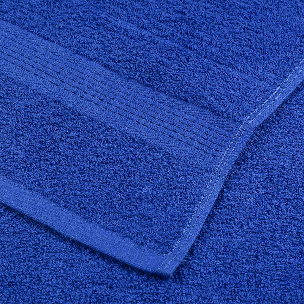 vidaXL Set prosoape 6 buc Albastru 360 g/m² 100% bumbac vidaXL Set prosoape 6 buc Albastru 360 g/m² 100% bumbac