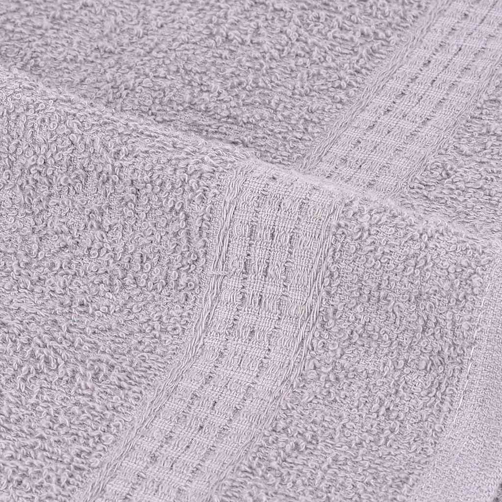 vidaXL Set prosoape FROGN 12 piese, gri, 360 g/m²