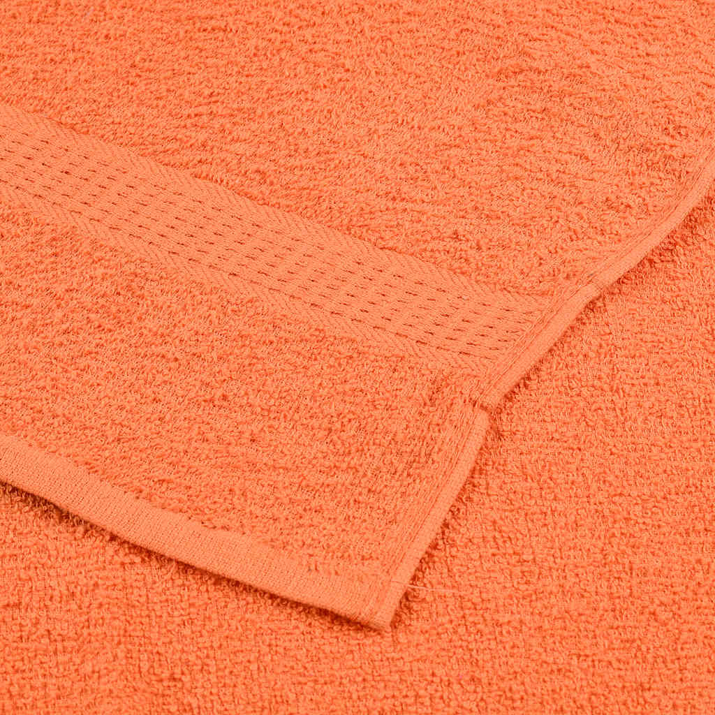 vidaXL Set prosoape 12 buc Portocaliu 360 g/m² 100% bumbac vidaXL Set prosoape 12 buc Portocaliu 360 g/m² 100% bumbac