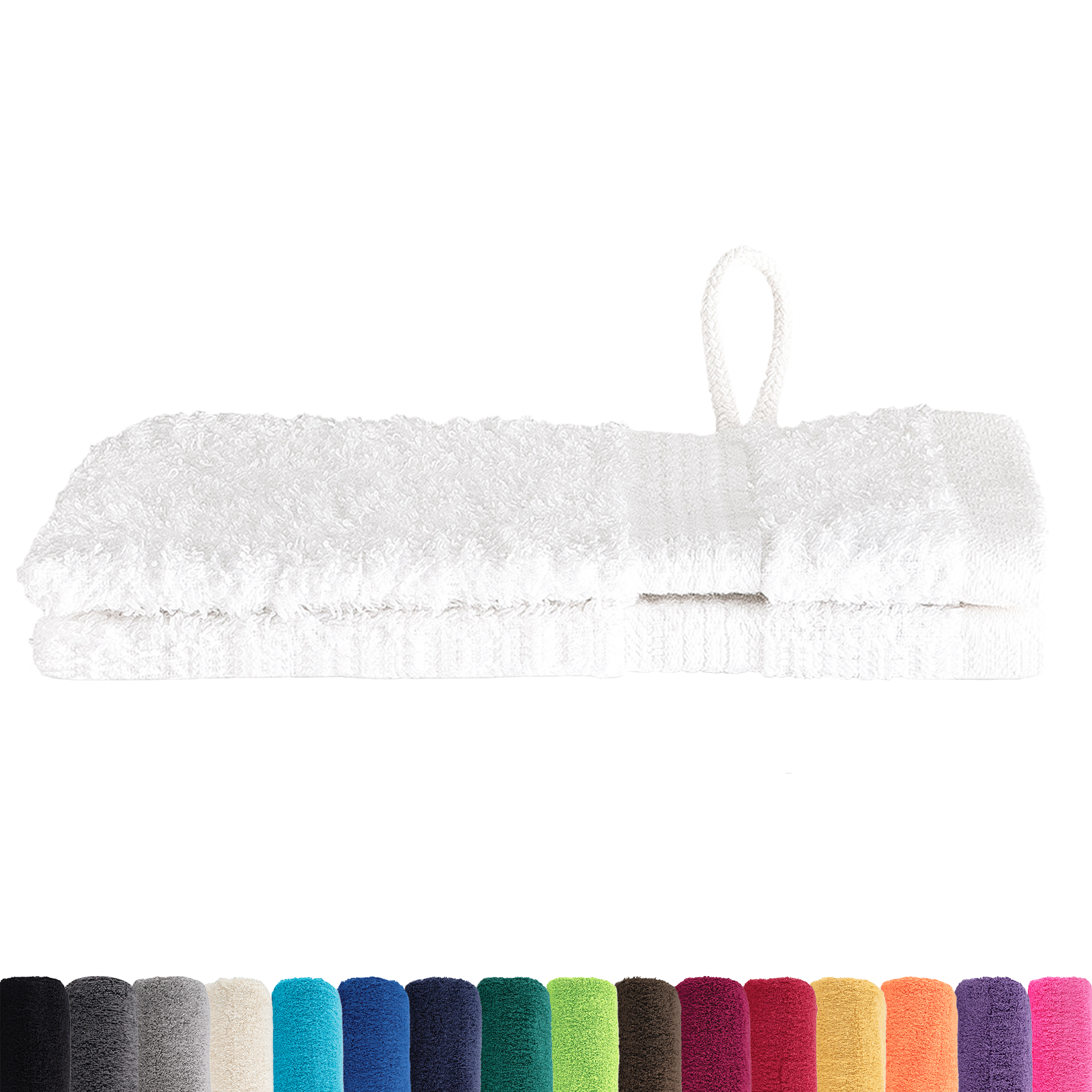 vidaXL Prosoape de baie 2 pcs Alb 15 x 21 cm Bumbac vidaXL Prosoape de baie 2 pcs Alb 15 x 21 cm Bumbac