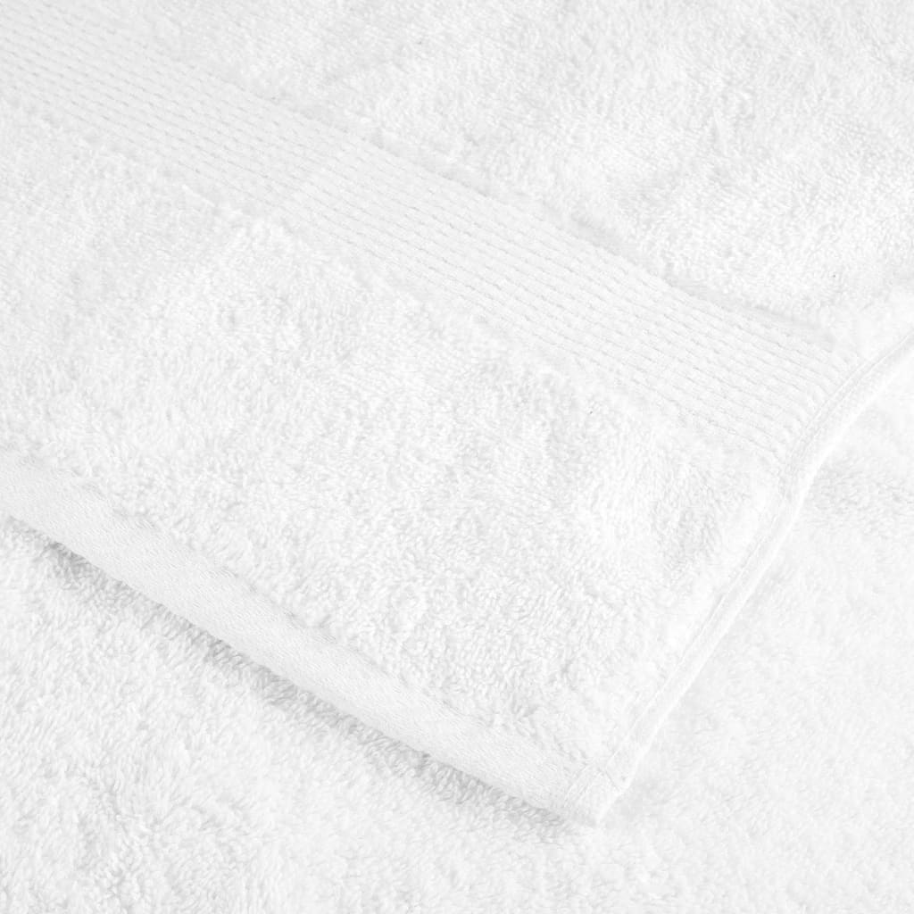 vidaXL Prosoape de baie premium SOLUND, 10 buc., albe, 30x30 cm, 600 g/m² vidaXL Prosoape de baie premium SOLUND, 10 buc., albe, 30x30 cm, 600 g/m²