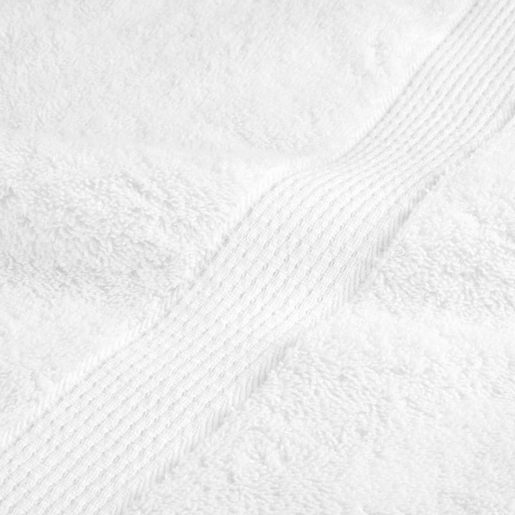 vidaXL Prosoape de baie premium SOLUND, 10 buc., albe, 30x30 cm, 600 g/m² vidaXL Prosoape de baie premium SOLUND, 10 buc., albe, 30x30 cm, 600 g/m²