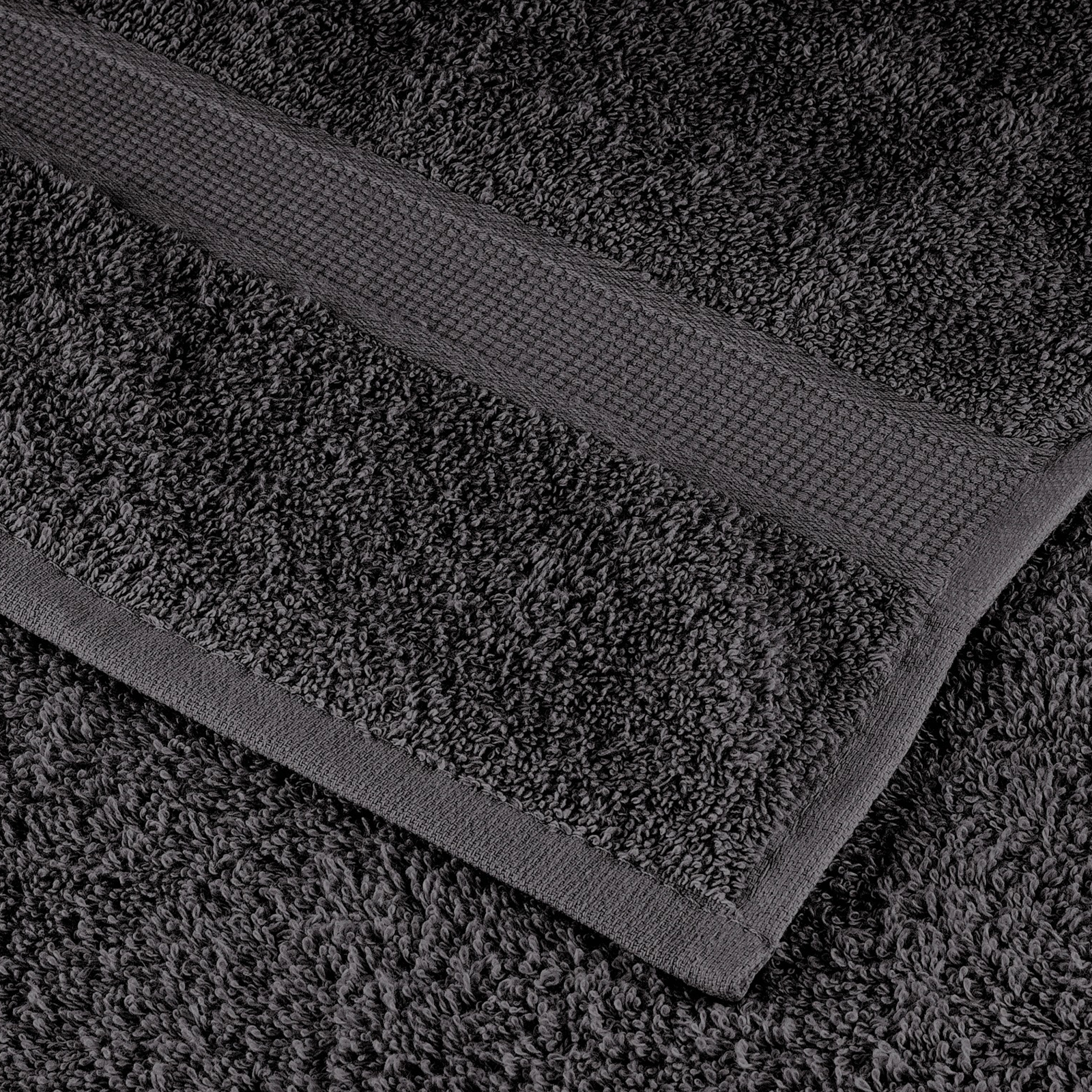 vidaXL Prosoape de baie 2 pcs Antracit 15 x 21 cm Bumbac vidaXL Prosoape de baie 2 pcs Antracit 15 x 21 cm Bumbac