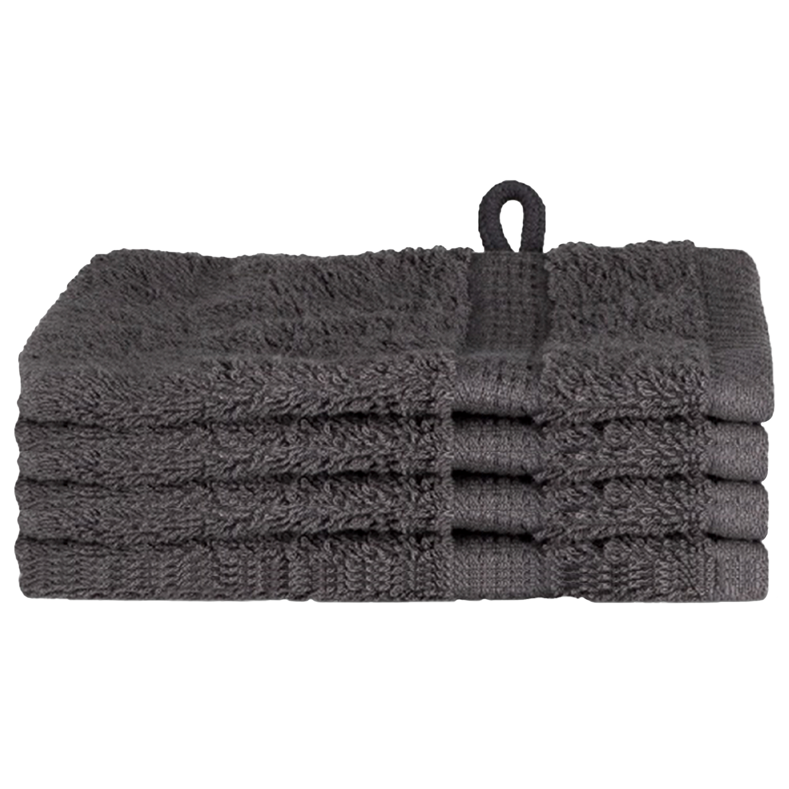 vidaXL Prosoape de baie 4 pcs Antracit 15 x 21 cm Bumbac vidaXL Prosoape de baie 4 pcs Antracit 15 x 21 cm Bumbac