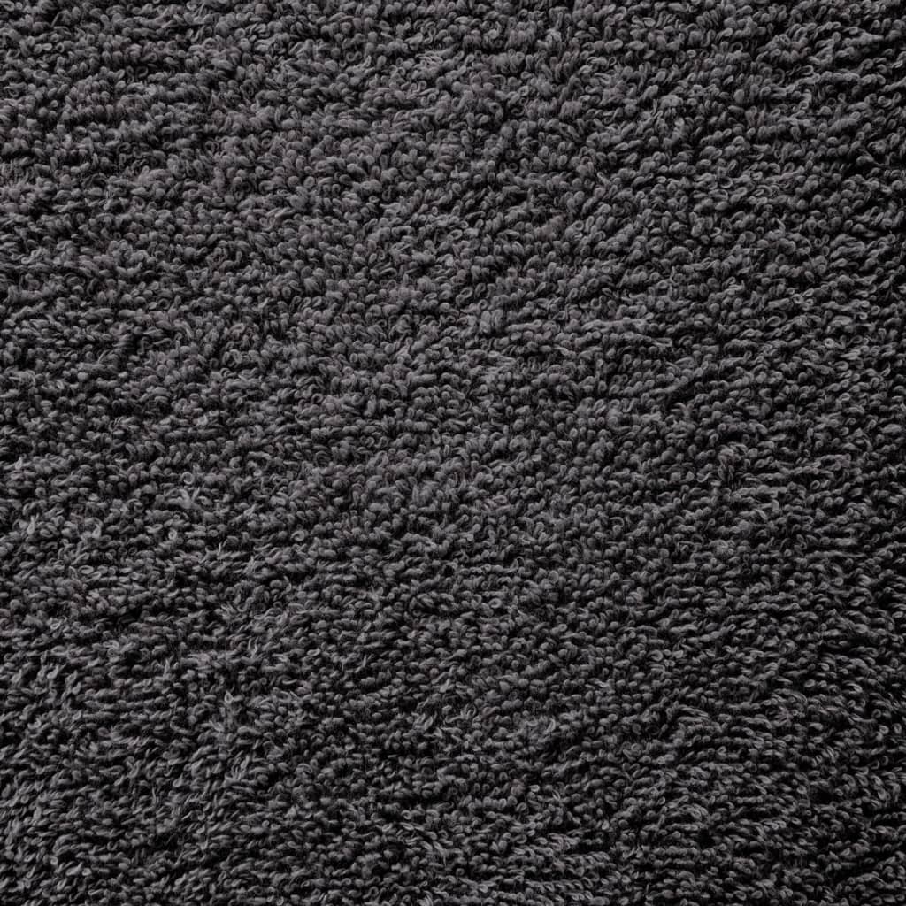 vidaXL Prosoape de baie premium SOLUND, 50 buc., antracit, 30x30 cm, 600 g/m² vidaXL Prosoape de baie premium SOLUND, 50 buc., antracit, 30x30 cm, 600 g/m²