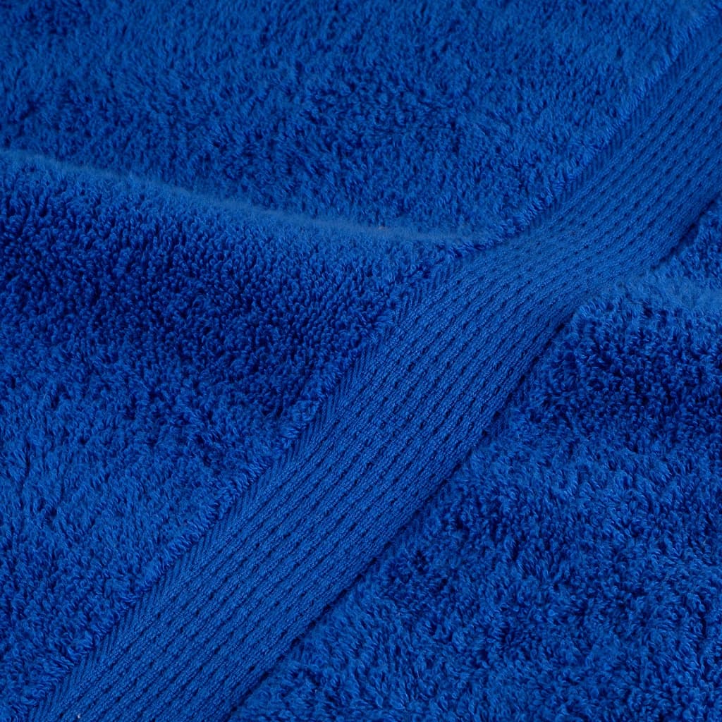 vidaXL Prosoape de baie premium SOLUND, 10 buc., albastru, 30x30 cm, 600 g/m² vidaXL Prosoape de baie premium SOLUND, 10 buc., albastru, 30x30 cm, 600 g/m²