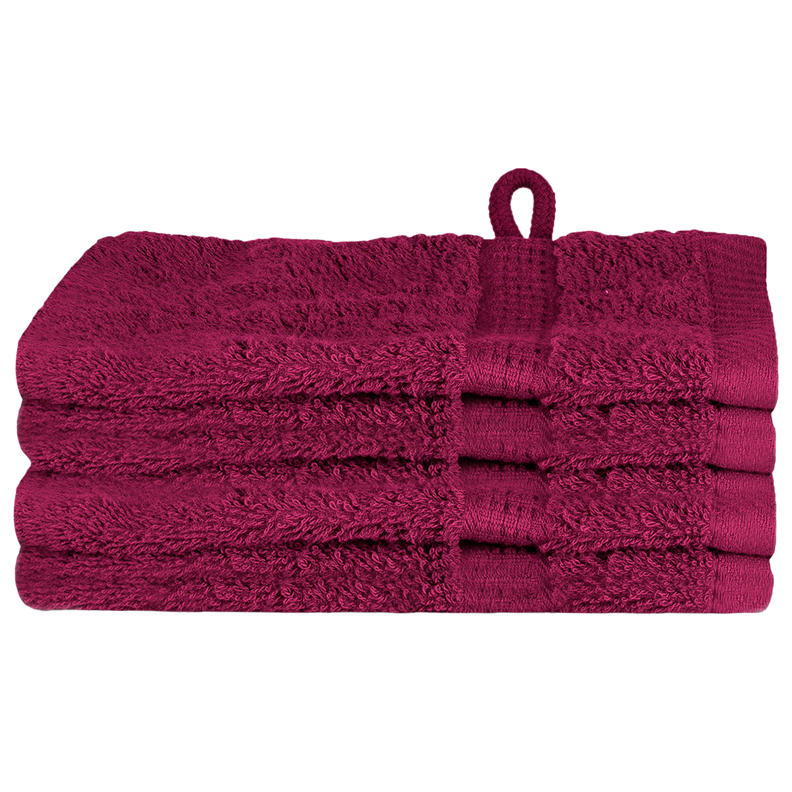 vidaXL Prosoape de baie 4 pcs Bordeaux 15 x 21 cm Bumbac vidaXL Prosoape de baie 4 pcs Bordeaux 15 x 21 cm Bumbac