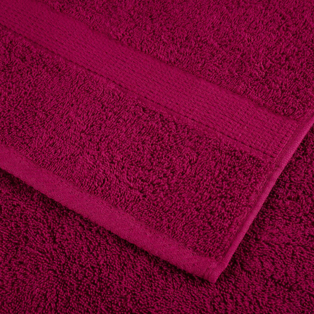 vidaXL Prosoape de baie premium SOLUND, 4 buc., bordeaux, 30x30 cm, 600 g/m² vidaXL Prosoape de baie premium SOLUND, 4 buc., bordeaux, 30x30 cm, 600 g/m²