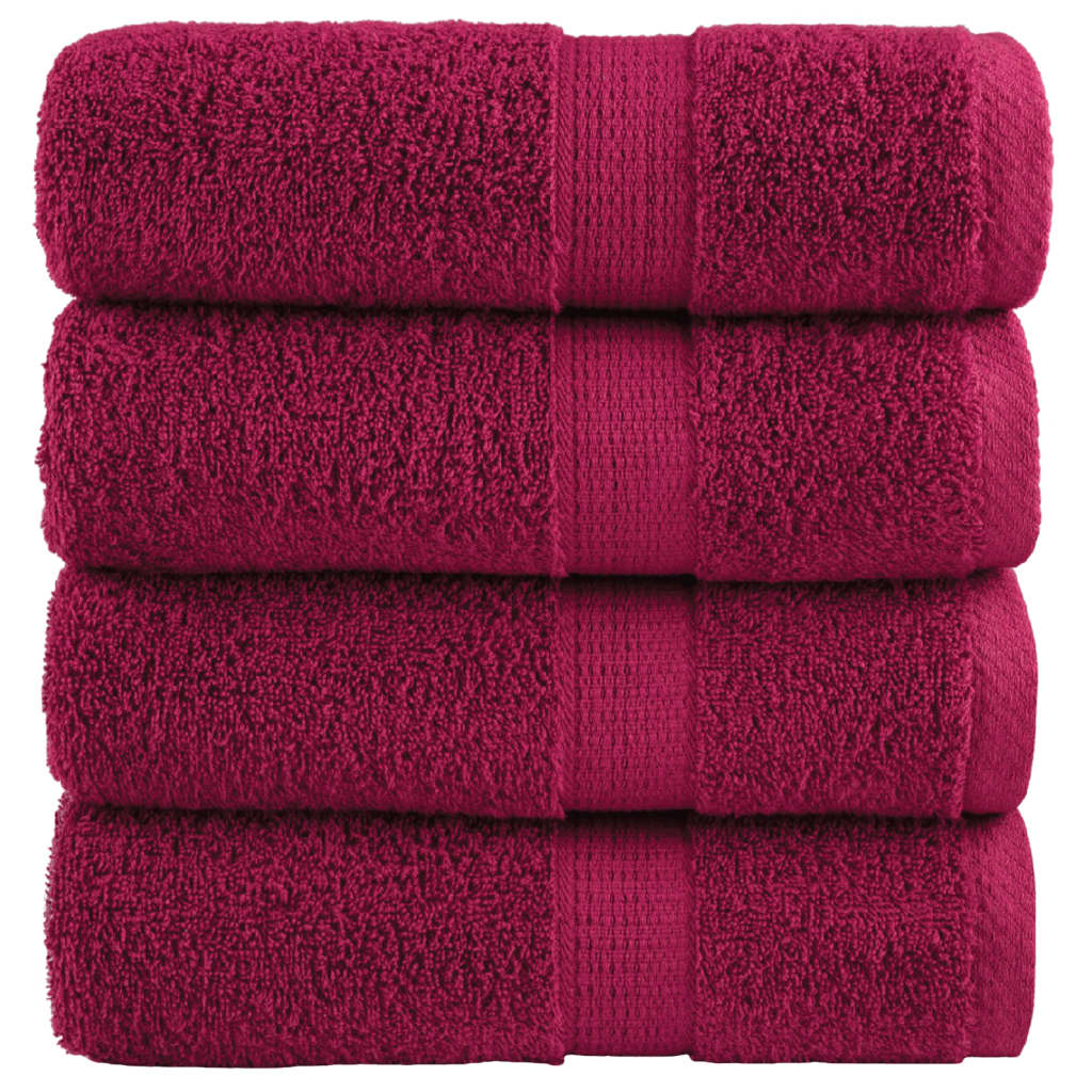 vidaXL Prosoape oaspeți premium SOLUND, 4 buc. 30x50cm 600gsm vidaXL Prosoape oaspeți premium SOLUND, 4 buc. 30x50cm 600gsm