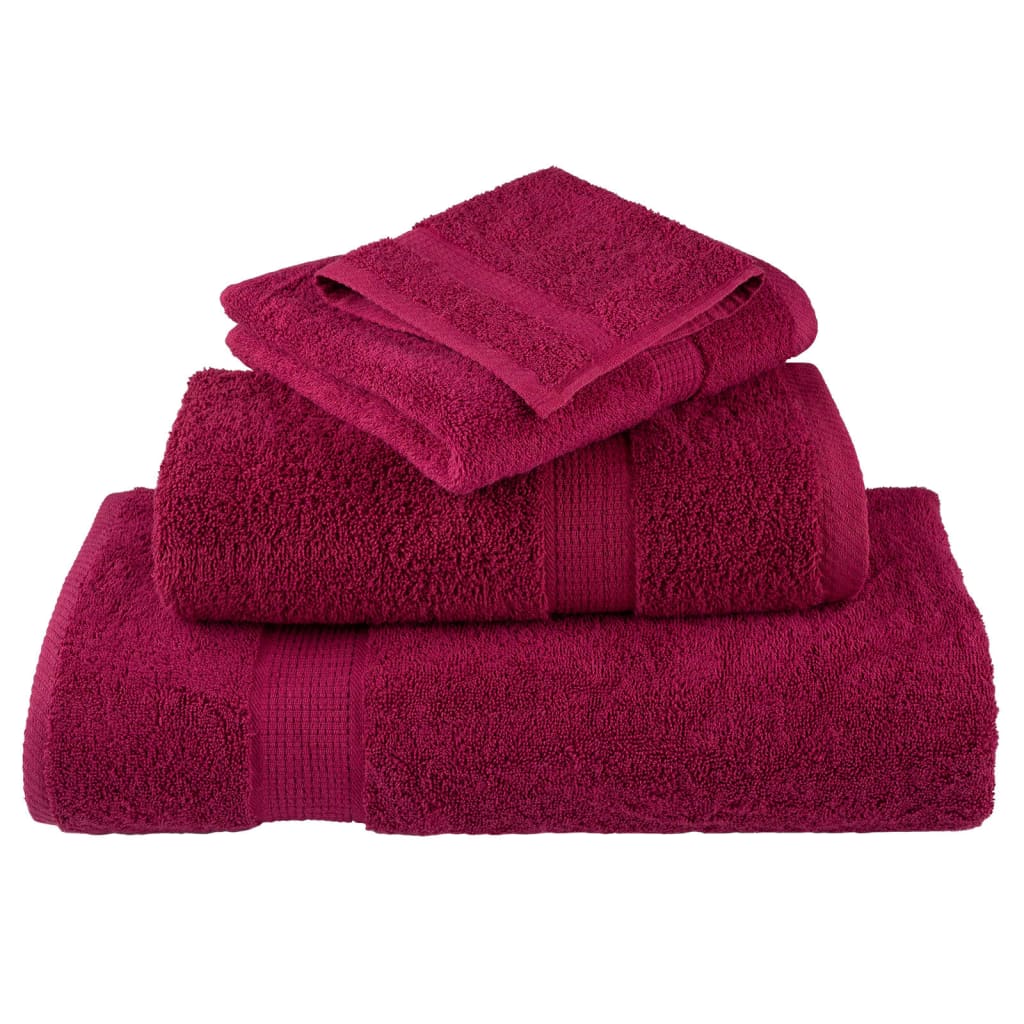 vidaXL Prosoape baie premium SOLUND 10 buc 100x150cm 600gsm vidaXL Prosoape baie premium SOLUND 10 buc 100x150cm 600gsm