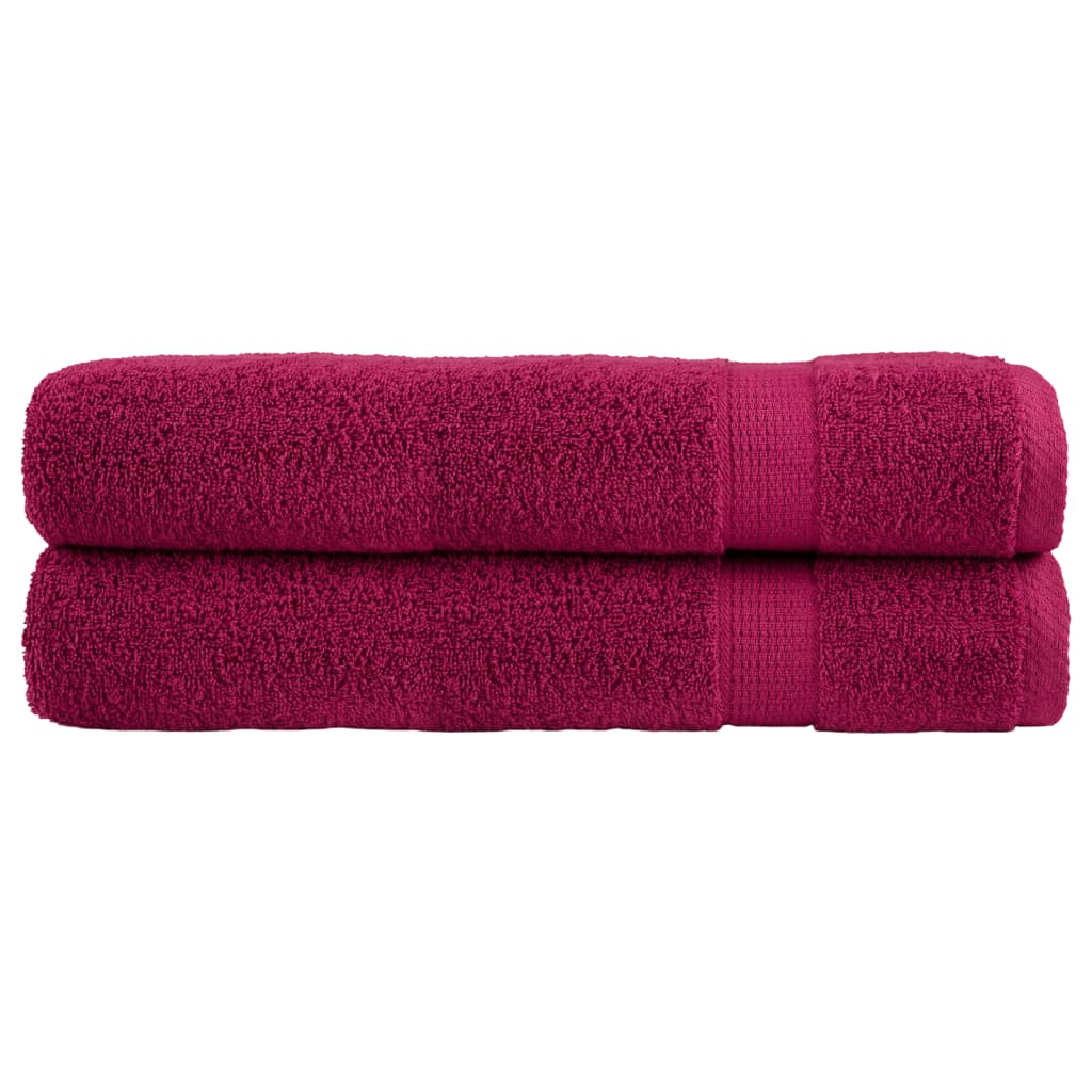 vidaXL Prosoape de saună premium SOLUND 2 buc 80x200cm 600gsm vidaXL Prosoape de saună premium SOLUND 2 buc 80x200cm 600gsm