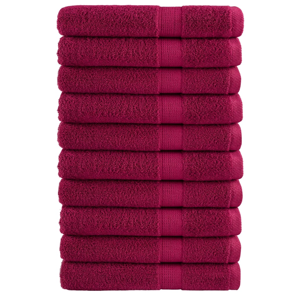 vidaXL Prosoape saună premium SOLUND 10 buc 80x200cm 600gsm vidaXL Prosoape saună premium SOLUND 10 buc 80x200cm 600gsm
