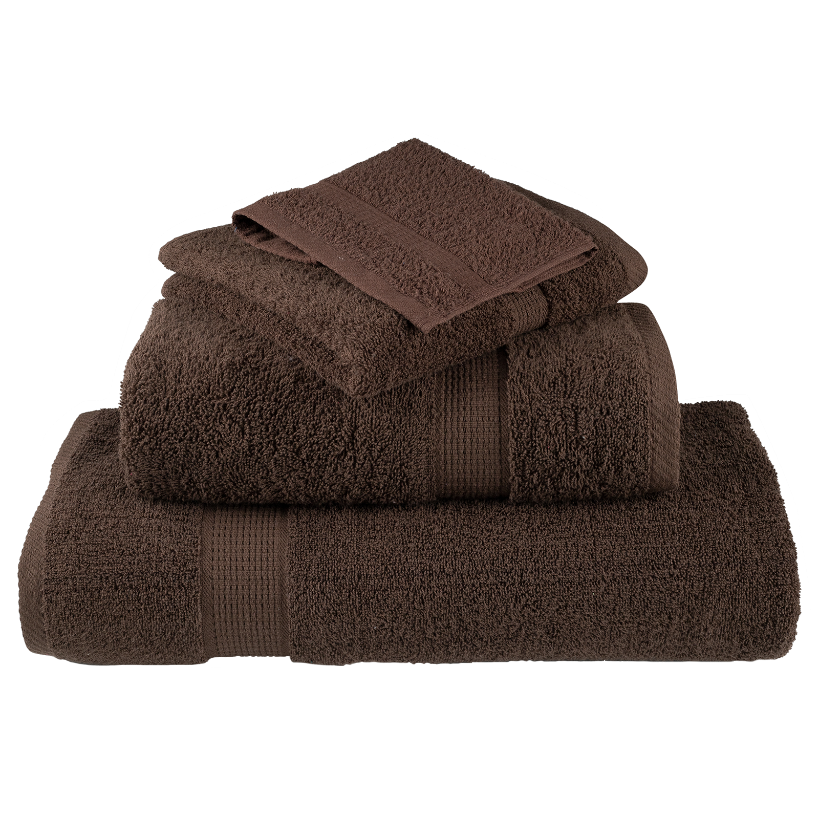 vidaXL Prosoape de baie 2 pcs Maro 15 x 21 cm Bumbac vidaXL Prosoape de baie 2 pcs Maro 15 x 21 cm Bumbac