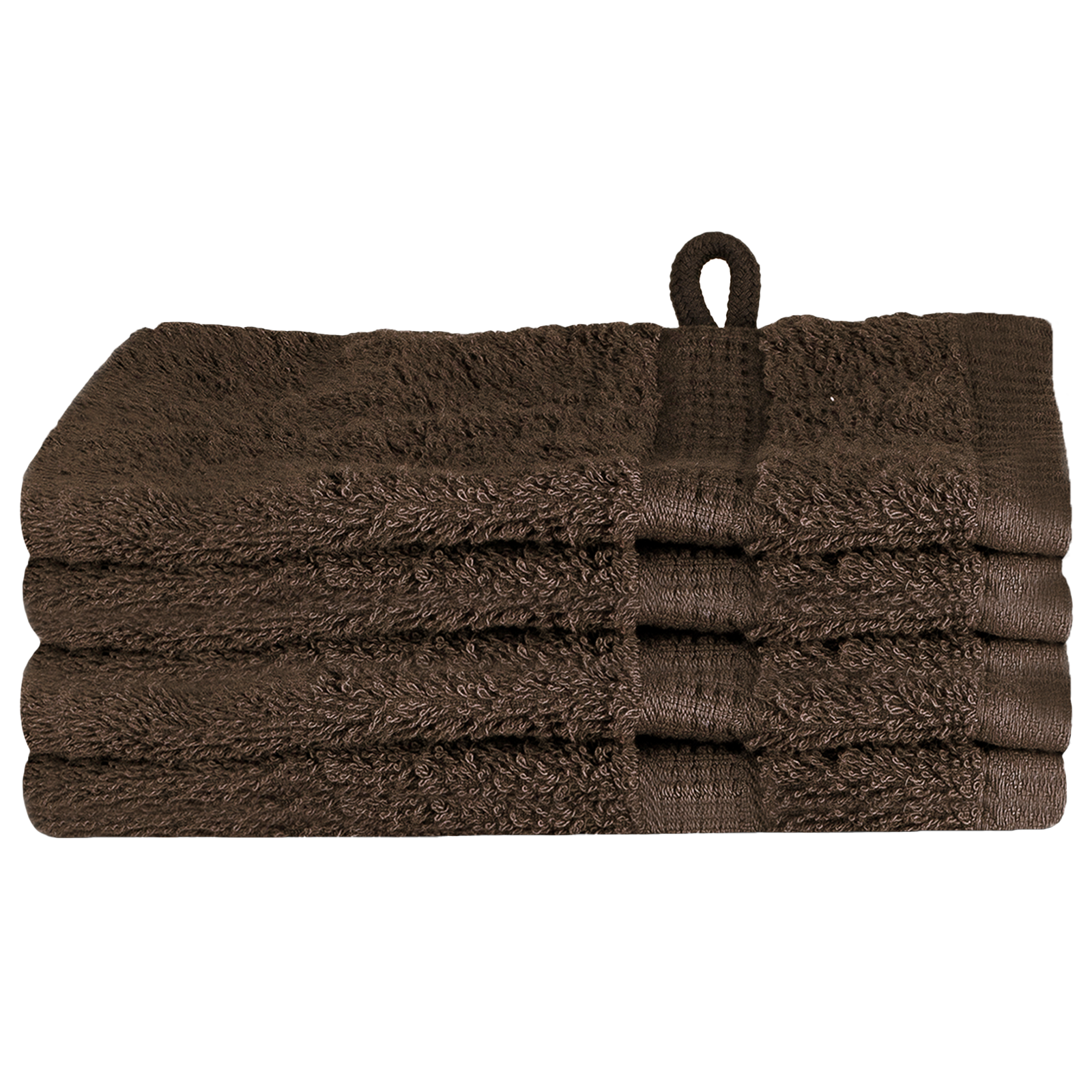 vidaXL Prosoape de baie 4 pcs Maro 15 x 21 cm Bumbac vidaXL Prosoape de baie 4 pcs Maro 15 x 21 cm Bumbac
