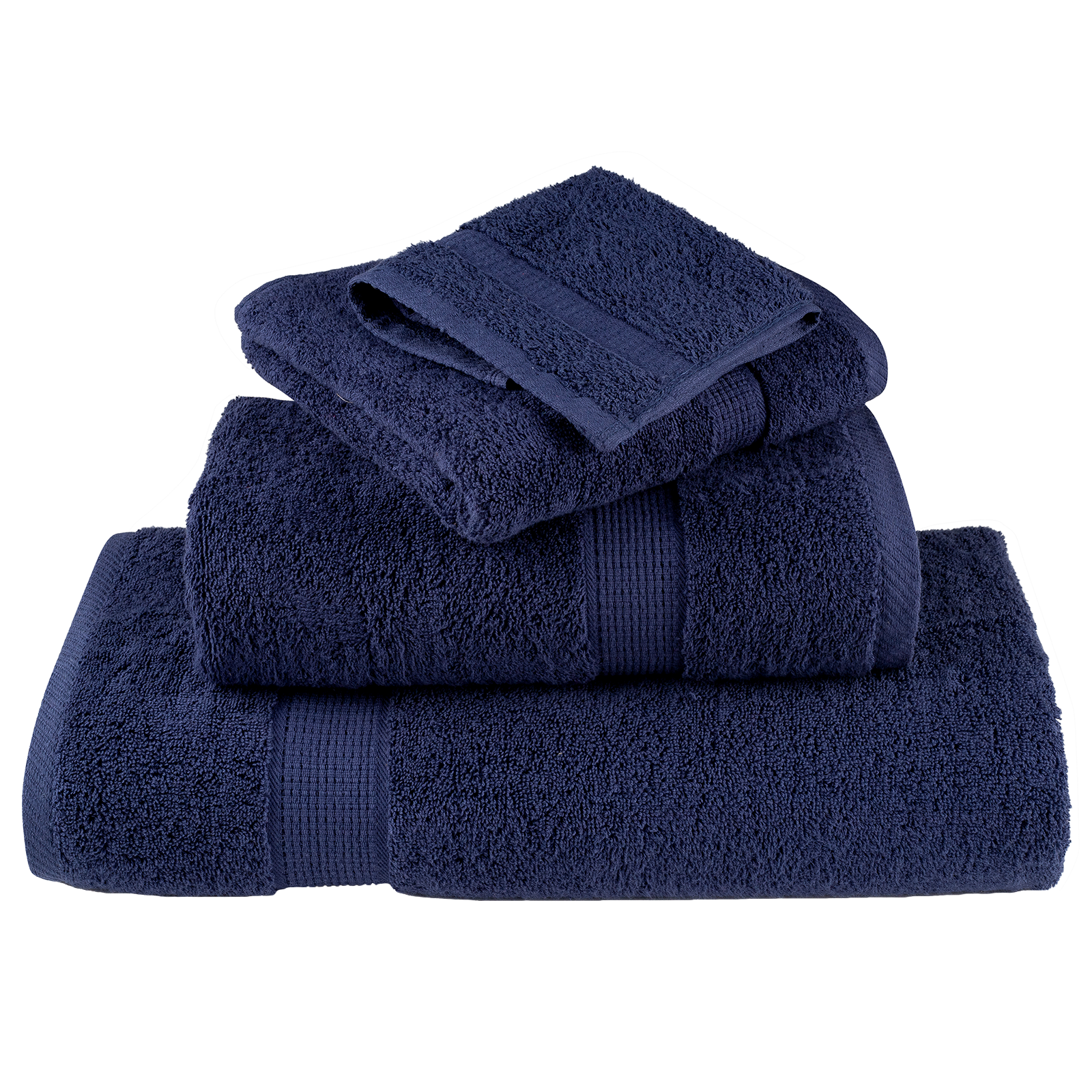 vidaXL Prosoape de baie 10 pcs Bleumarin 15 x 21 cm Bumbac vidaXL Prosoape de baie 10 pcs Bleumarin 15 x 21 cm Bumbac