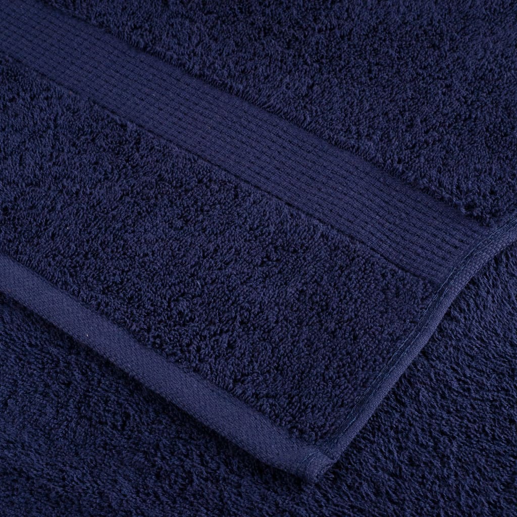 vidaXL Prosoape de baie premium SOLUND, 4 buc., bleumarin, 30 x 30 cm, 600 g/m² vidaXL Prosoape de baie premium SOLUND, 4 buc., bleumarin, 30 x 30 cm, 600 g/m²