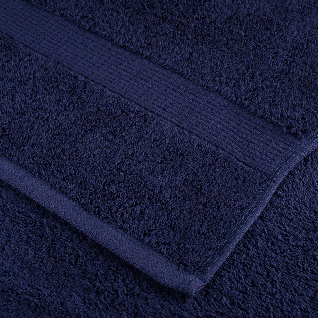 vidaXL Prosoape de baie premium SOLUND, 10 buc., bleumarin, 30 x 30 cm, 600 g/m² vidaXL Prosoape de baie premium SOLUND, 10 buc., bleumarin, 30 x 30 cm, 600 g/m²