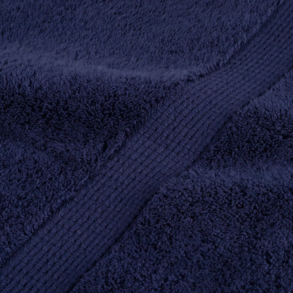 vidaXL Prosoape de baie premium SOLUND, 10 buc., bleumarin, 30 x 30 cm, 600 g/m² vidaXL Prosoape de baie premium SOLUND, 10 buc., bleumarin, 30 x 30 cm, 600 g/m²