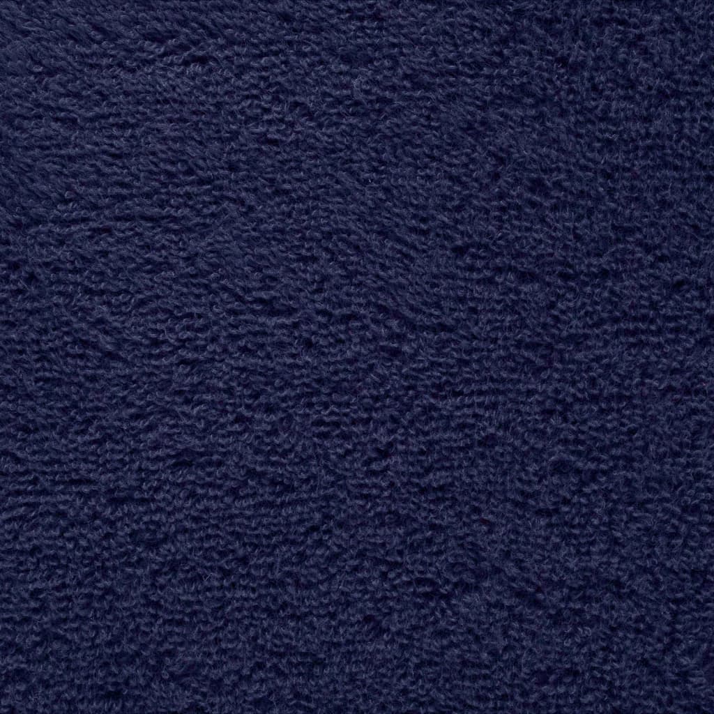 vidaXL Prosoape de baie premium SOLUND 4buc bleumarin 100x150cm 600gsm vidaXL Prosoape de baie premium SOLUND 4buc bleumarin 100x150cm 600gsm
