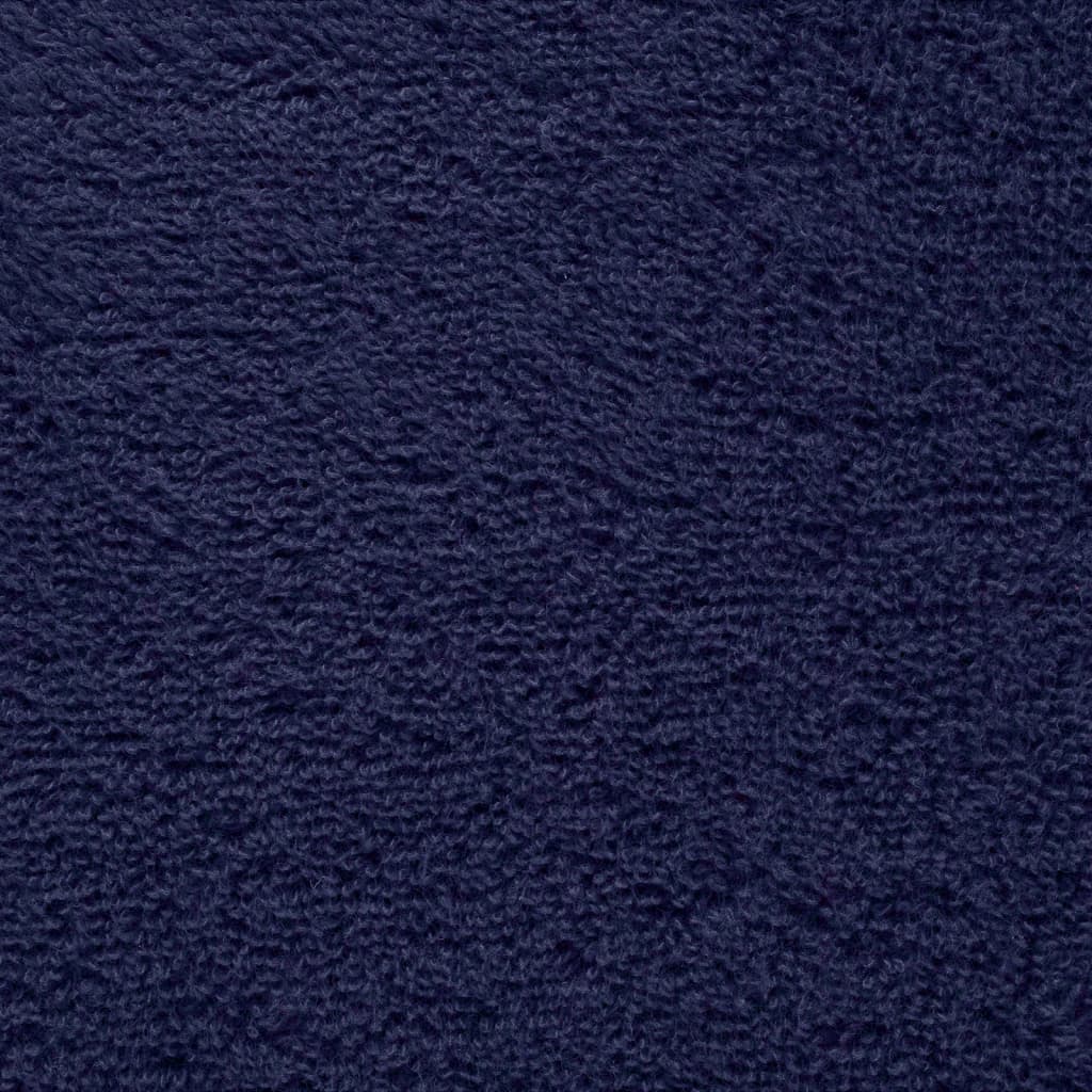 vidaXL Prosoape de baie premium SOLUND 10buc albastru 100x150cm 600gsm vidaXL Prosoape de baie premium SOLUND 10buc albastru 100x150cm 600gsm