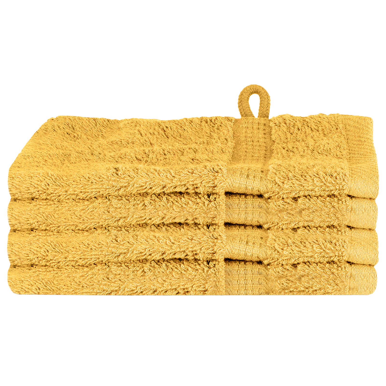 vidaXL Prosoape de baie 4 pcs Auriu 15 x 21 cm Bumbac vidaXL Prosoape de baie 4 pcs Auriu 15 x 21 cm Bumbac